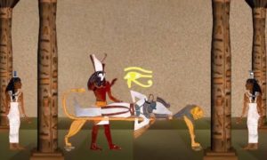 Horus revive a su padre Osiris